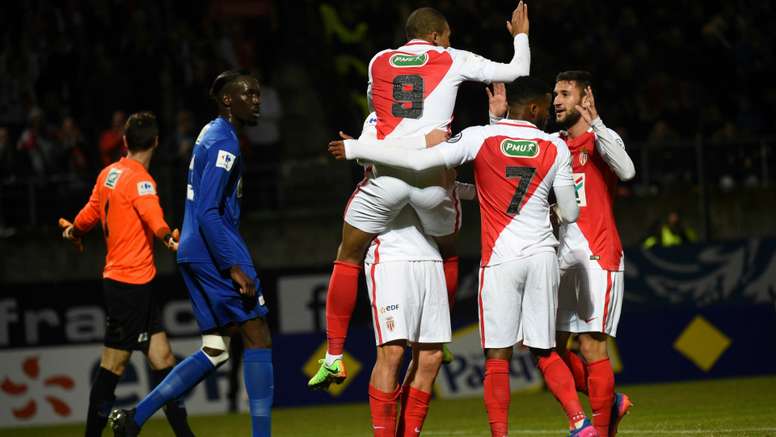 Monaco Survive Huge Scare To Win Nine Goal Coupe De France Thriller Besoccer