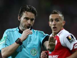 The penalty was awarded very late. GOAL