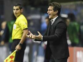 Barros Schelotto não quis comentar o lance polêmico. Goal