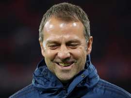 Hansi Flick left the Allianz Arena a very happy man. GOAL