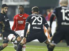 Le latéral gauche de l'AZ Alkmaar Ridgeciano Haps. Goal