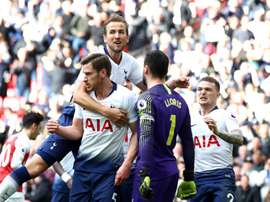 Kane was involved in late drama at Wembley. GOAL