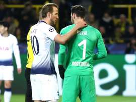Harry Kane scored the only goal of the game against Dortmund. GOAL