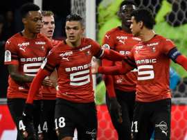 Enfin une victoire pour Rennes. AFP