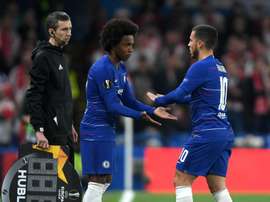 Hazard knock 'nothing serious', hopes Sarri.