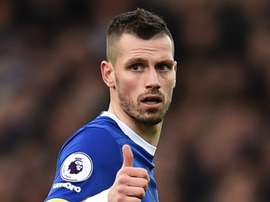 Morgan Schneiderlin, lors d'un match de Premier League avec Everton. AFP