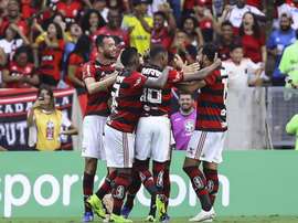 Henrique Dourado Flamengo Santos Brasileirão Série A. Goal