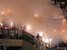 hertha berlin fans - cropped