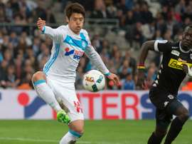 Hiroki Sakai lors du match Marseille-Angers. GOAL