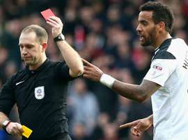 Huddlestone saw red late on. GOAL