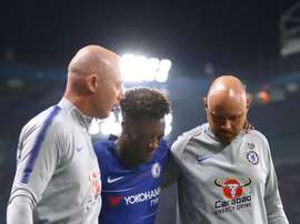 Hudson-Odoi limped off against Burnley on Monday. GOAL