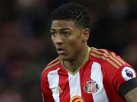 Patrick van Aanholt dans un match de Premier League avec Sunderland. AFP