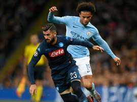 Hysaj was full of praise for Leroy Sane. AFP