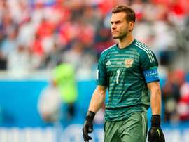 Akinfeev decisivo na eliminação da Espanha. Goal