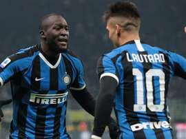 Inter atalanta 2020 Lautaro Martinez Lukaku
