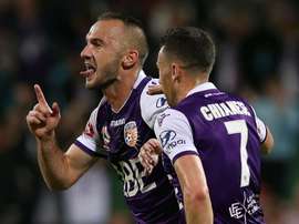 Franjic's goal meant Perth will finish first ahead of finals series. GOAL