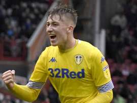 Clarke collapsed on the bench during Leeds' draw with Middlesbrough. GOAL