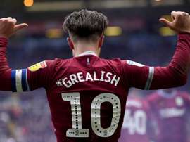 Grealish scored the winner after being punched by a Birmingham fan. GOAL