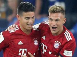 James Rodriguez Joshua Kimmich Bayern Munich 2018-19. Goal