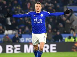 Jamie Vardy will sit out the FA Cup tie with Wigan. GOAL