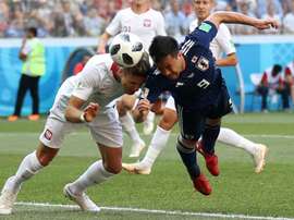 Os Samurais Azuis se classificaram pelo número de cartões amarelos. Goal