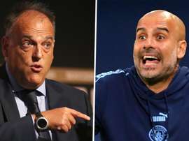 Tebas répond à Guardiola et critique City. GOAL