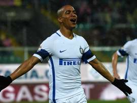 Jao Mario celebrating a goal. Goal