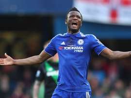 John Obi Mikel lors d'un match de Premier League avec Chelsea. Goal