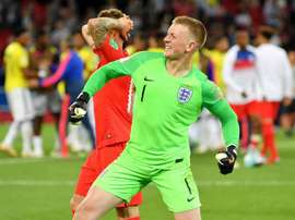 O goleiro da seleção inglesa, Jordan Pickford, foi um dos heróis da classificação. Goal