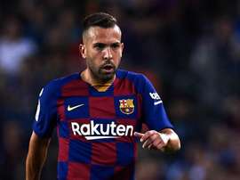 Stop per Jordi Alba: Barça-Inter a rischio. AFP
