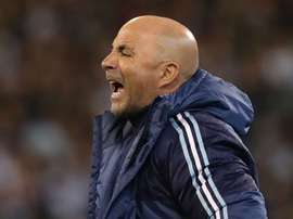 Argentina coach Jorge Sampaoli was realistic after his side romped to victory in Sinapore. AFP