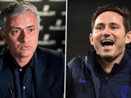 Lampard tacle Mourinho. AFP