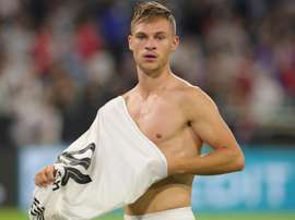 Kimmich pictured after Germany's 3-0 defeat to the Netherlands. GOAL