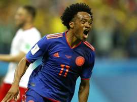 Cuadrado foi o autor de um dos gols na vitória da Colômbia. Goal