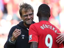 Jürgen Klopp, Christian Benteke 05082016