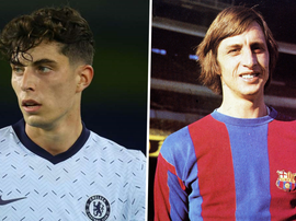 Havertz comme Cruyff. afp