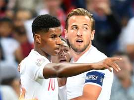 Rashford using England team-mate Kane as goalscoring benchmark