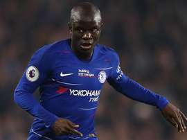 N'Golo Kanté left the field at half time with an injury. GOAL