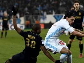 Karim Rekik dans un match de Ligue 1 avec l'Olympique de Marseille. AFP
