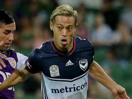 Keisuke Honda scored for Melbourne Victory. GOAL