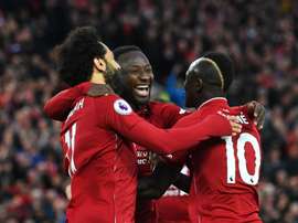 Keita scored Liverpool's fastest every Premier League goal after just 15 seconds. GOAL