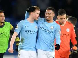 Man City star De Bruyne could be on the bench against Chelsea. Goal