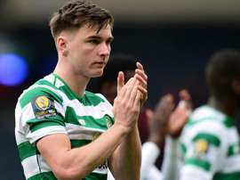 Kieran Tierney looks set to leave Celtic this summer. GOAL