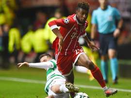 O internacional francês abriu as hostilidades no Celtic Park. Goal