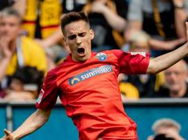 Paderborn promoted to Bundesliga. Goal