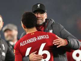 Jurgen Klopp has been highly praised by Liverpool's Trent Alexander-Arnold. GOAL