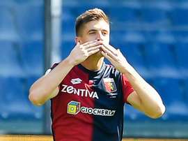 Genoa's Piatek is in the midst of blistering form at the start of this current campaign. GOAL