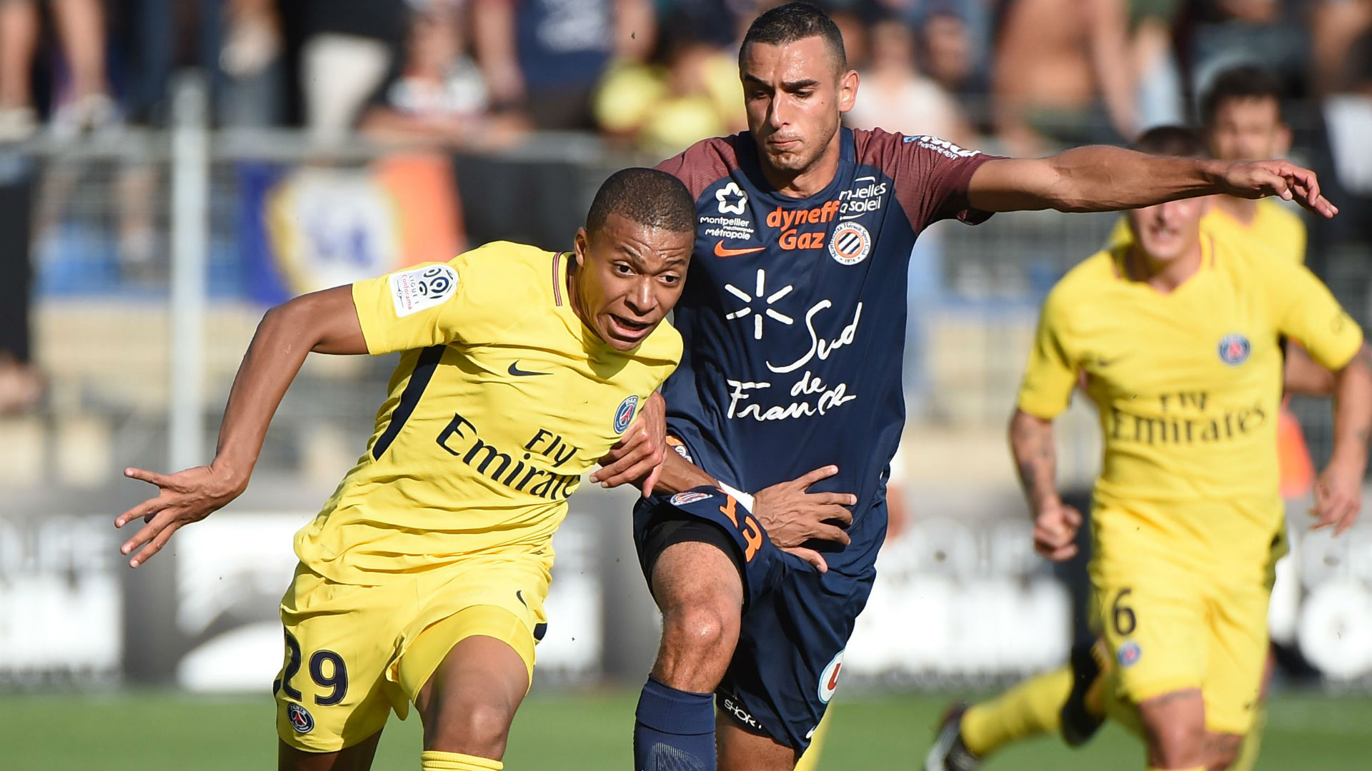 Maillot Extérieur MONTPELLIER Ellyes SKHIRI Maillot Extérieur MONTPELLIER Ellyes SKHIRI