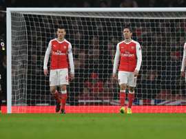 Laurent Koscielny dans un match de Premier League entre Arsenal et Watford. AFP