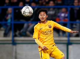 Borussia Dortmund are siad to be tracking Barcelona wonderkid Lee-Seung Woo. GOAL